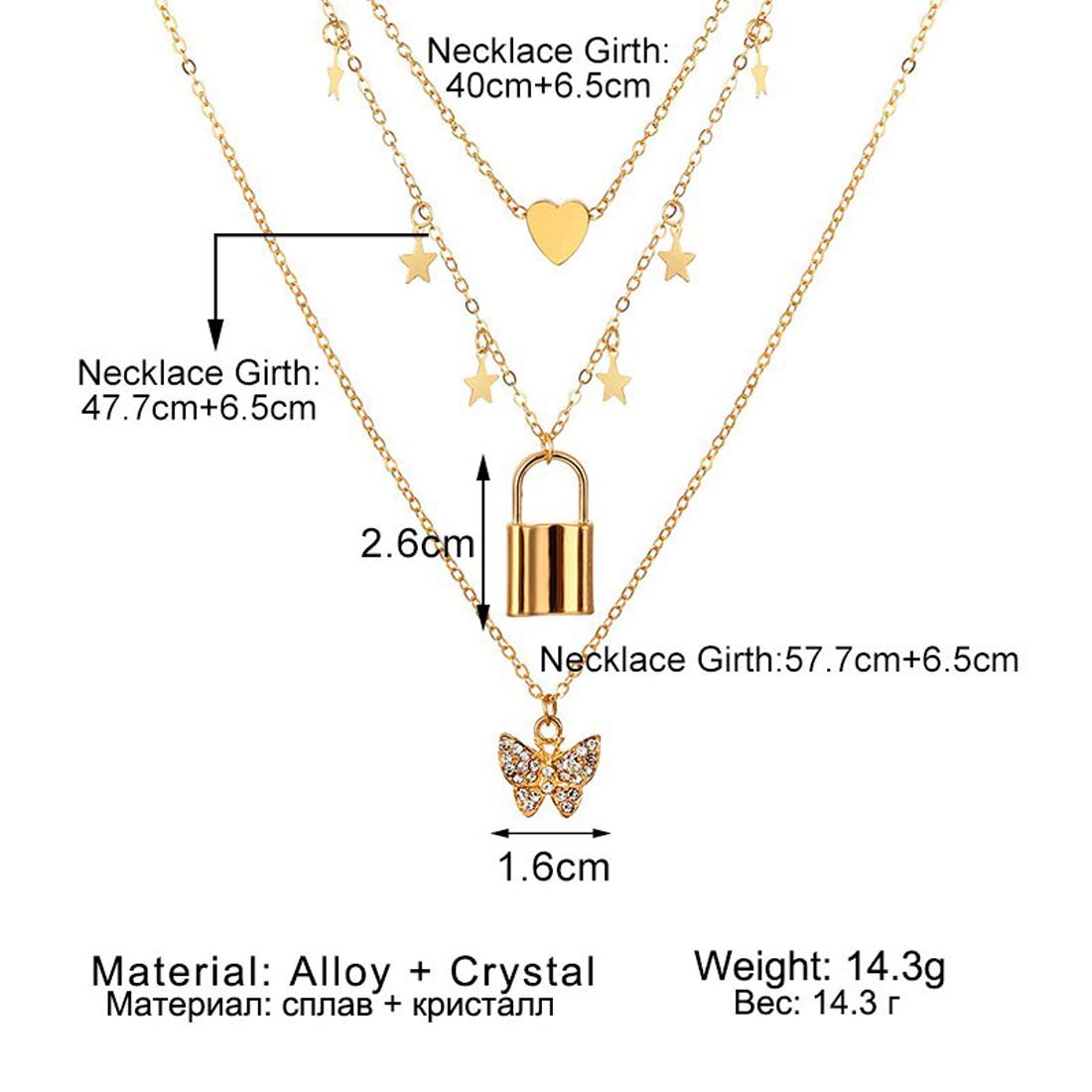 Layered Necklace Set - Fashion Jewellery