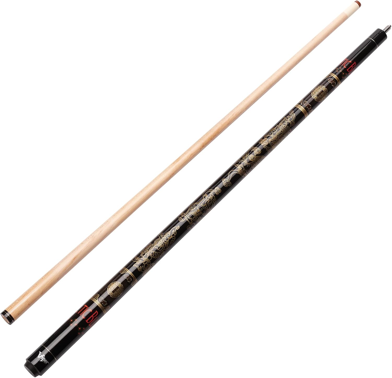 Viper Underground 58" 2-Piece Billiard/Pool Cue, Celtic Blood