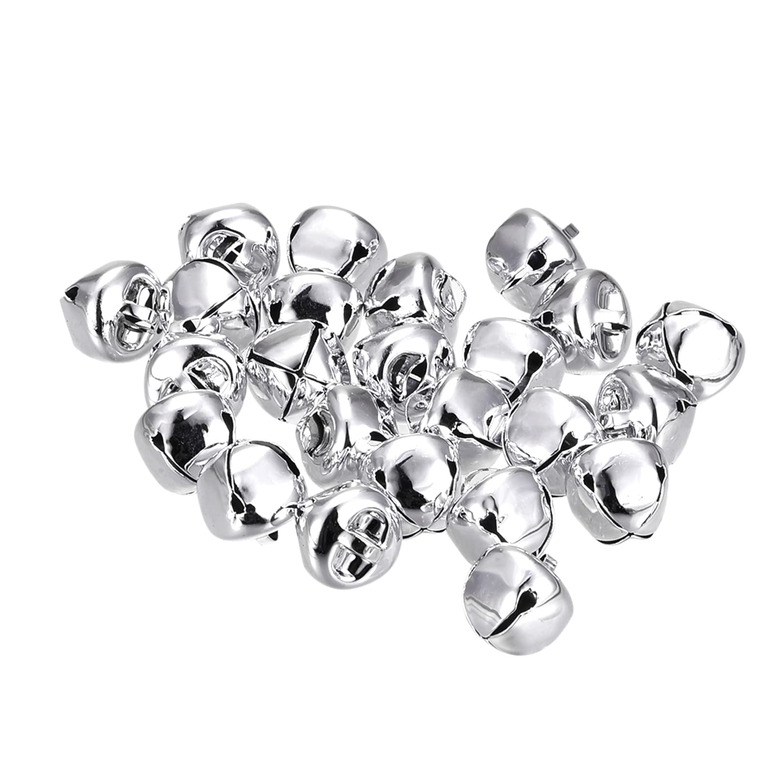 Sourcing Map Jingle Bells 10mm: 80 Campanelle In Acciaio Color Oro Per Decorazioni Fai Da Te E Natale - 4