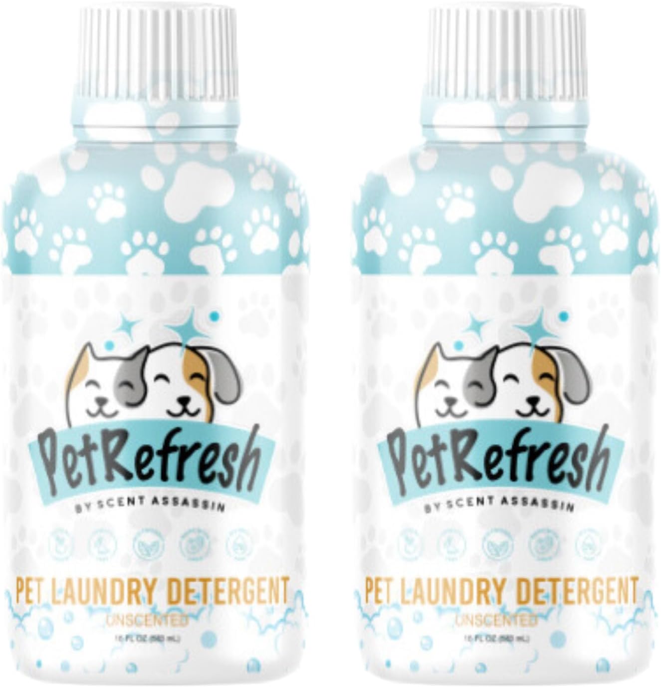 Pet Refresh Pet Laundry Detergent Unscented 16oz, 2
