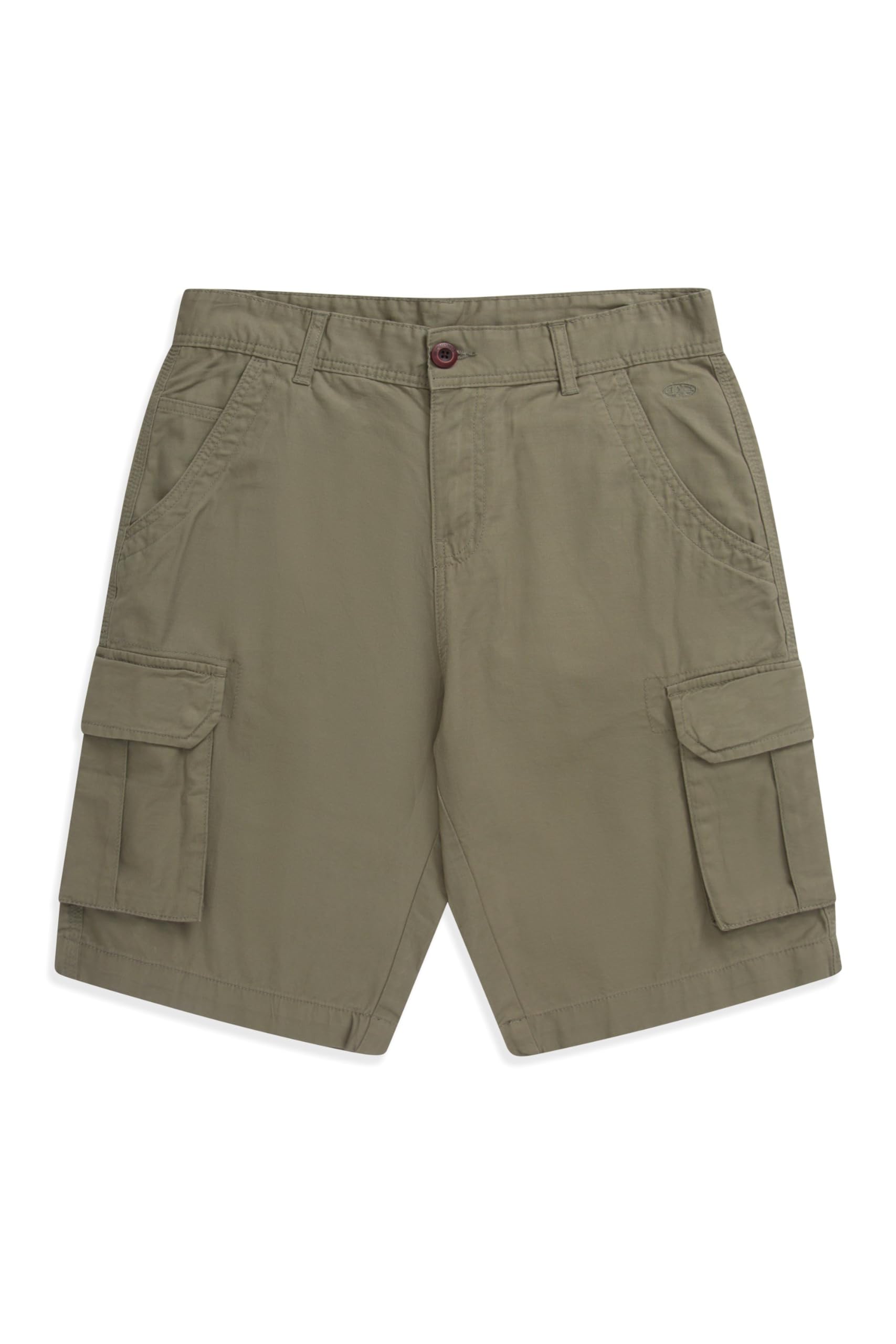 Animal Haze Mens Cargo Shorts - Lightweight & Breathable Bottoms in Soft & Sturdy Cotton, Multi Pockets - Spring Summer, Beach, Holiday, Outdoors Khaki W44
