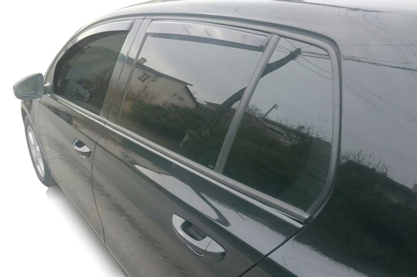Déflecteurs D'Air Heko Pour BMW X6 2009-2014 - Ensemble 4 Pièces - Montage Facile