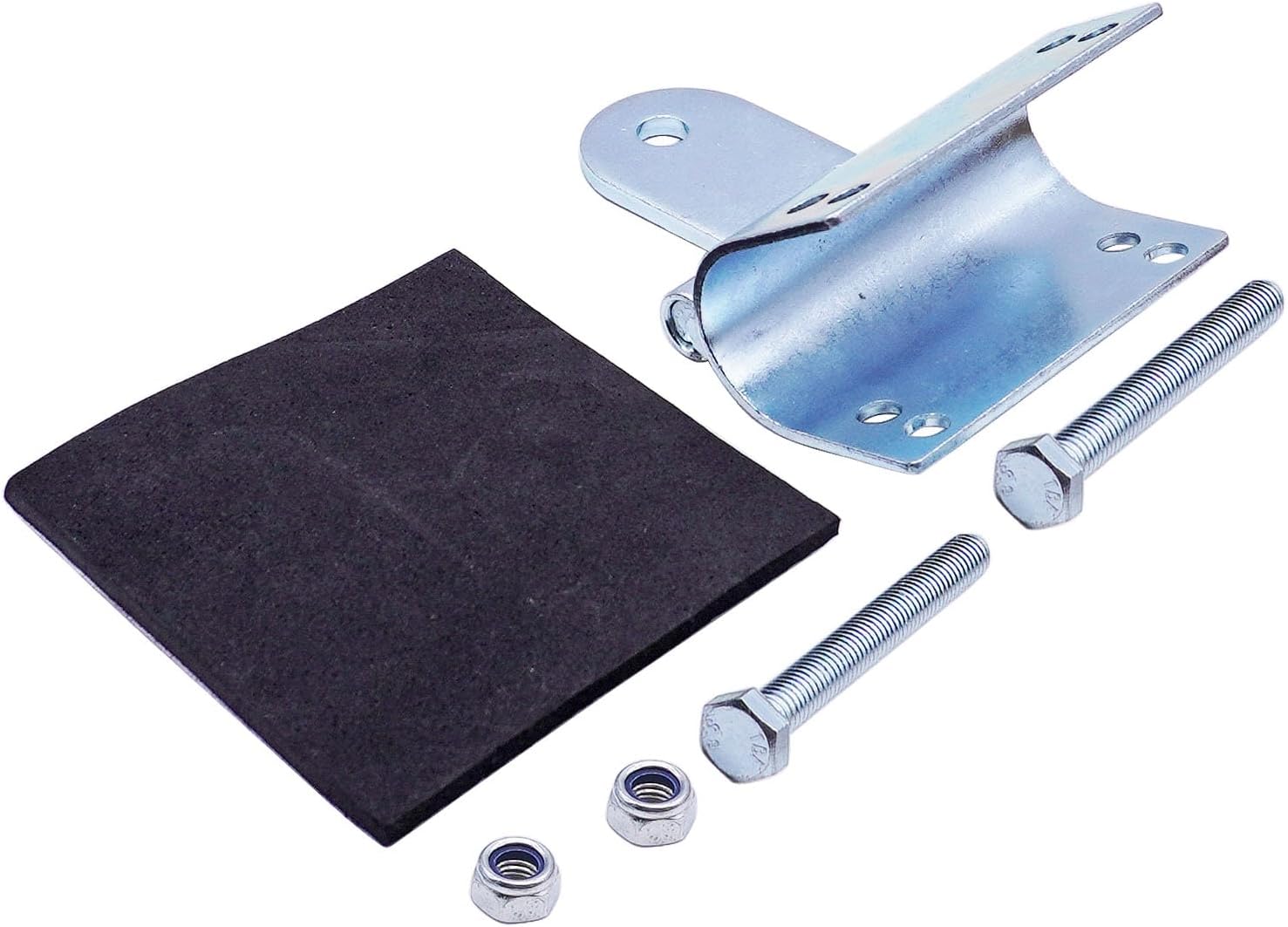 Universal Snowmobile Rear Bumper Hitch Kit 12-101, Bolt-On Towing Hitch for Polaris Yamaha Arctic Cat, Includes Hardware Screws, Nuts & Shock-Absorbing EVA Pad