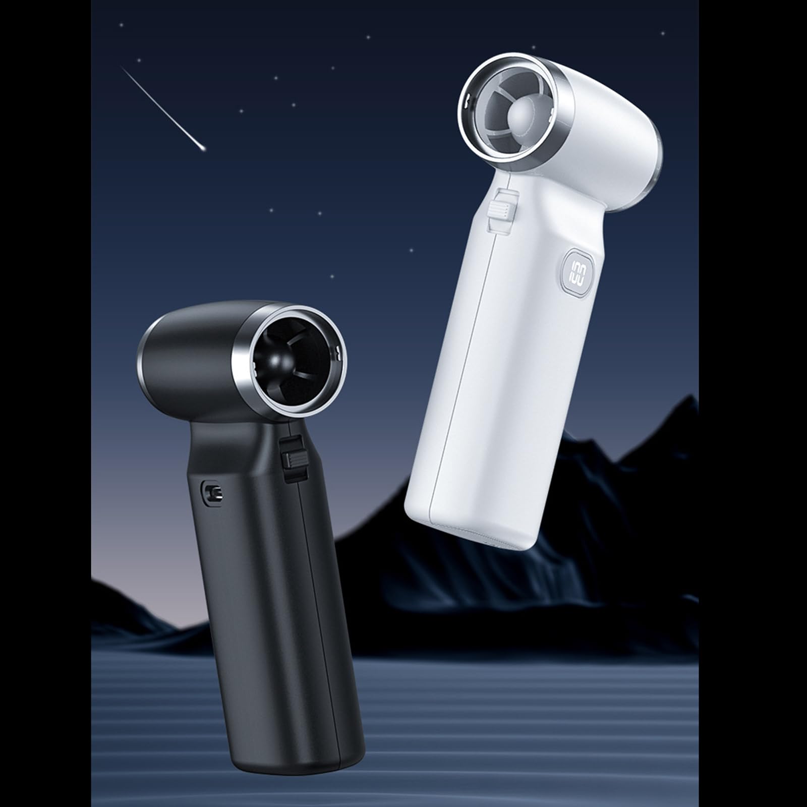Spolverini Ricaricabili con Schermo LCD per tastiere Veicoli Attrezzature per Esterni Dispositivo Manutenzione Elettronica Soffiatore Elettrico per polveri Spruzzi d '
