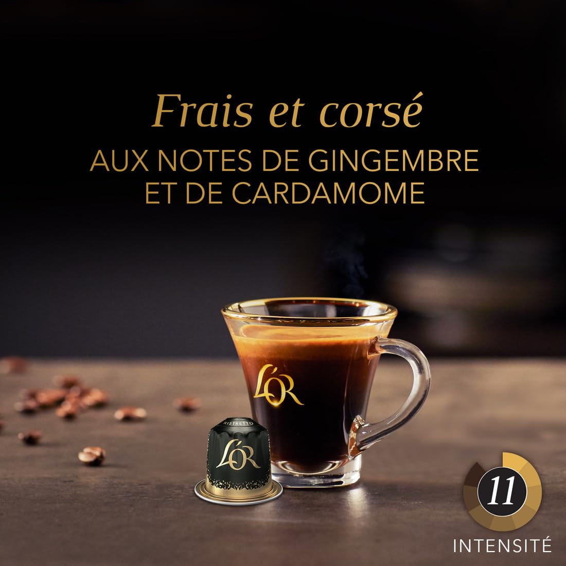 L'OR Ristretto 100 kapsułek kawy Intensywność 10 Nespresso kompatybilne