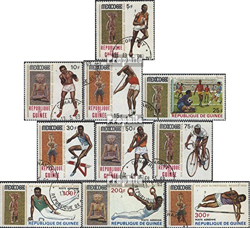Prophila Collection Guinea 512A-521A (Completa Edizione) 1969 Olympics. Estate´68, Messico (Francobolli per i Collezionisti) Olimpiadi