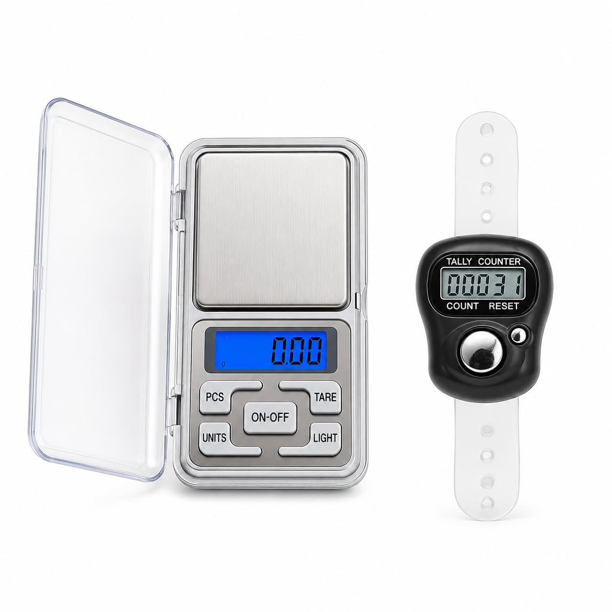 FreshDcart Digital Pocket Weight Scale Jewellery Weighing Chemical Mini Machine With Auto Calibration, Tare Full Capacity, Operational Temp 10-30 Degree ( 200 /0.01 G, Silver-image-20