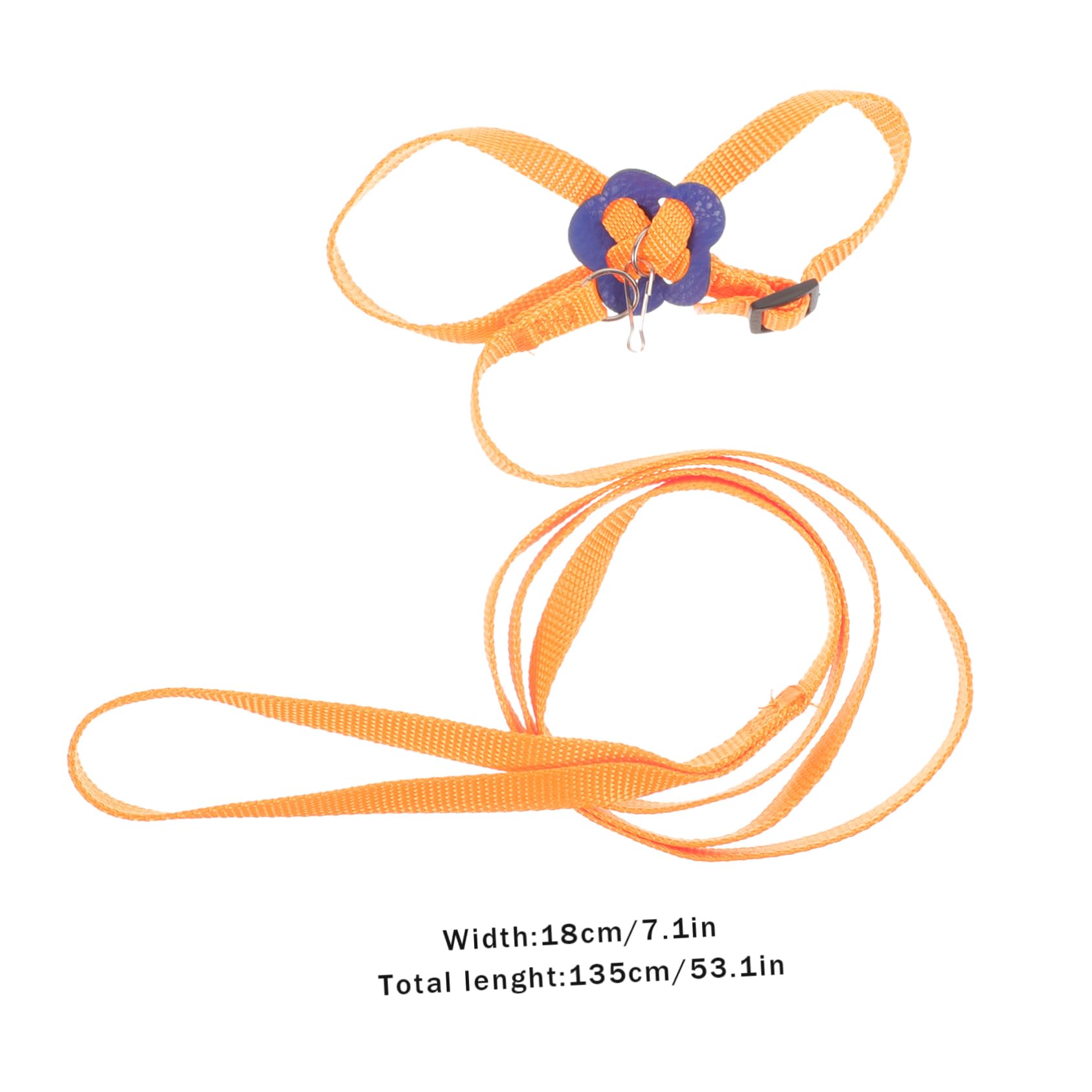 Abaodam Nylon Lizard Leash Reptile Outdoor Harness Iguana Traction Rope Chameleon Hauling Strap Small Pet Accessory