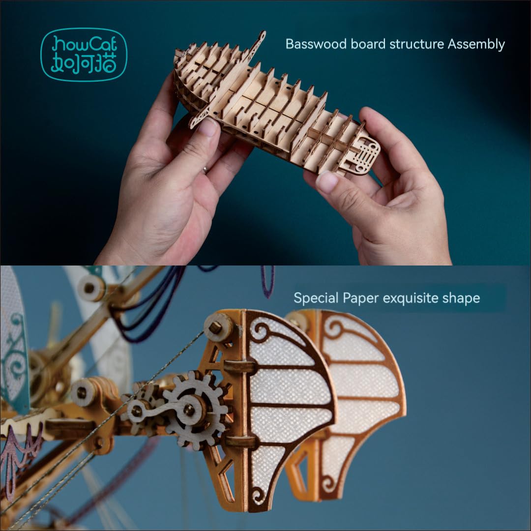 Amazon | howCat 3D Wooden Puzzles for Around the Earth in 80 days