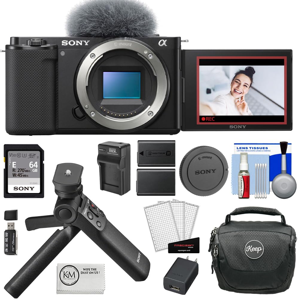 な*様 【美品】SONY ZV-E10 GP-VPT2BTセット Amazon.com : Sony ZV-E10 Mirrorless Camera | Black Bundle with