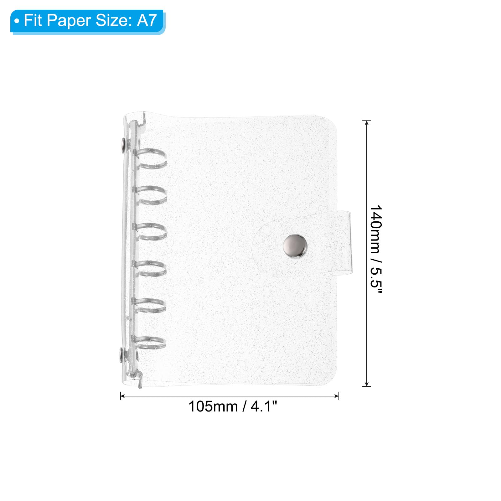 PATIKIL A7 Clear Binder Cover - Image 2