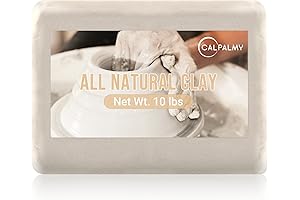 CALPALMY Organic Clay: Unleash Your Creativity with Natural Moldability and High Fire Resistance