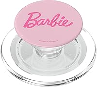 Vista 8 de Barbie Classic Pink Logo PopSockets PopGrip estándar