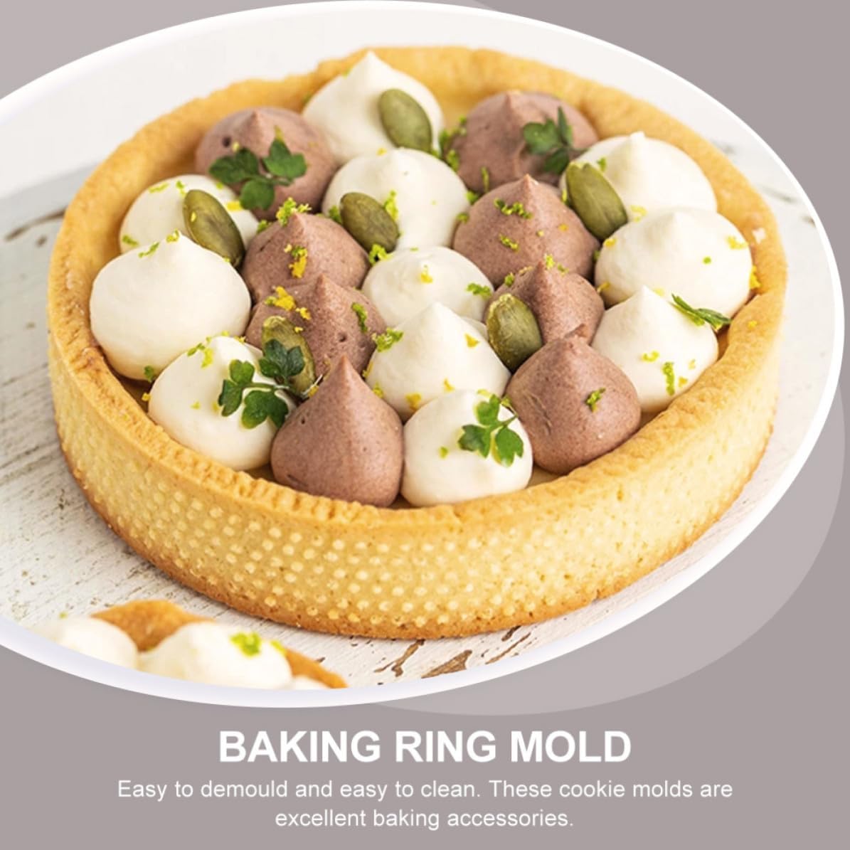 Cake Ring Mold Stainless Steel for Home Baking