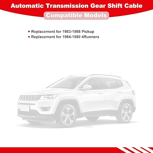 Miniatura 2 de TOPAZ 83710-89124 Reemplazo del cable del velocímetro para camioneta 1983-1988, para 4Runners 1984-1989