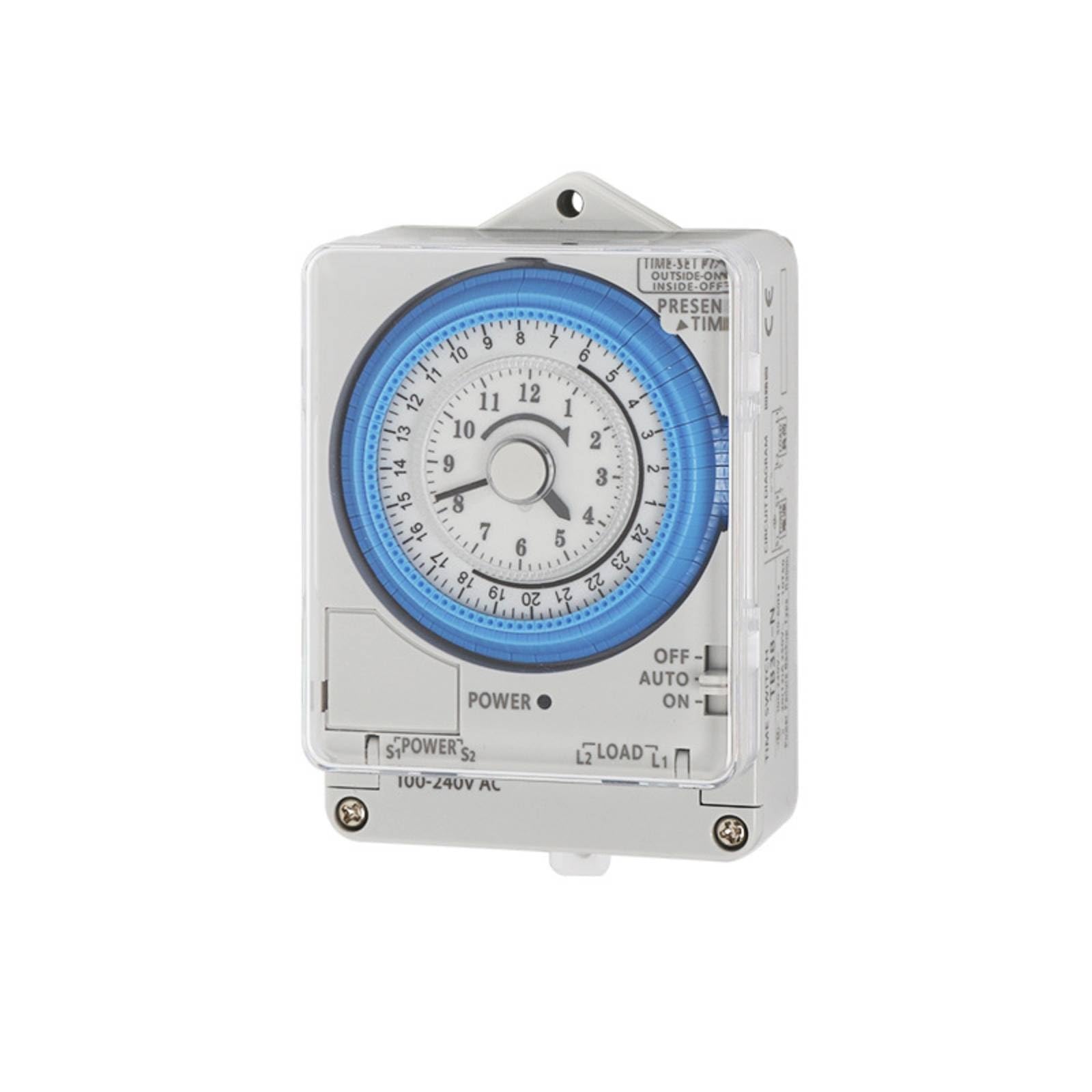 Temporizador Mecánico TB38-N Preciso Programador Horario con Selector Control Manual Fiable para Hogar