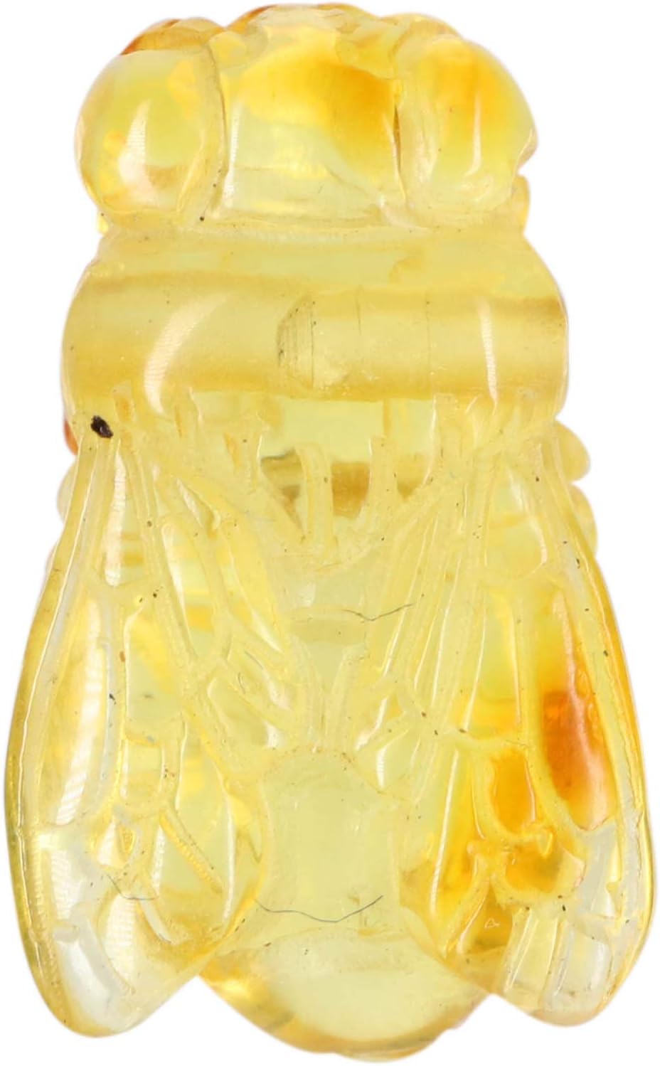 Amber Bee Necklace honeycomb sacred geometry hippie raw for women men cognac color hand-crafted one-of-a-kind