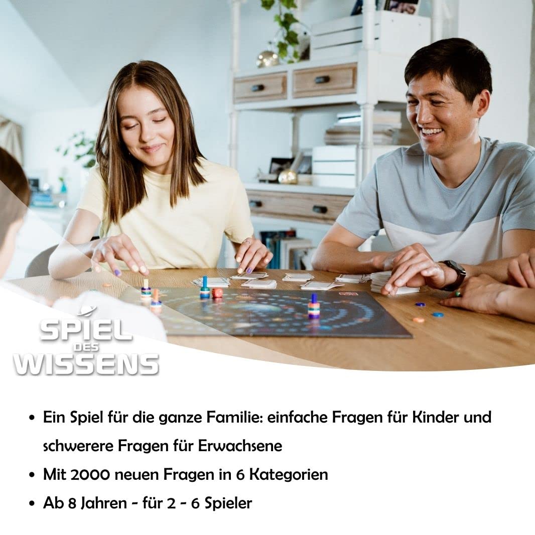 Jumbo Spiele GmbH JUM19907 Spiel des Wissens *Neu* 2-6 Spieler & Spiele Hitster Original EIN Party- und Kartenspiel für Erwachsene und Familien - 2 bis 10 Spieler ab 16 Jahren Deutsch