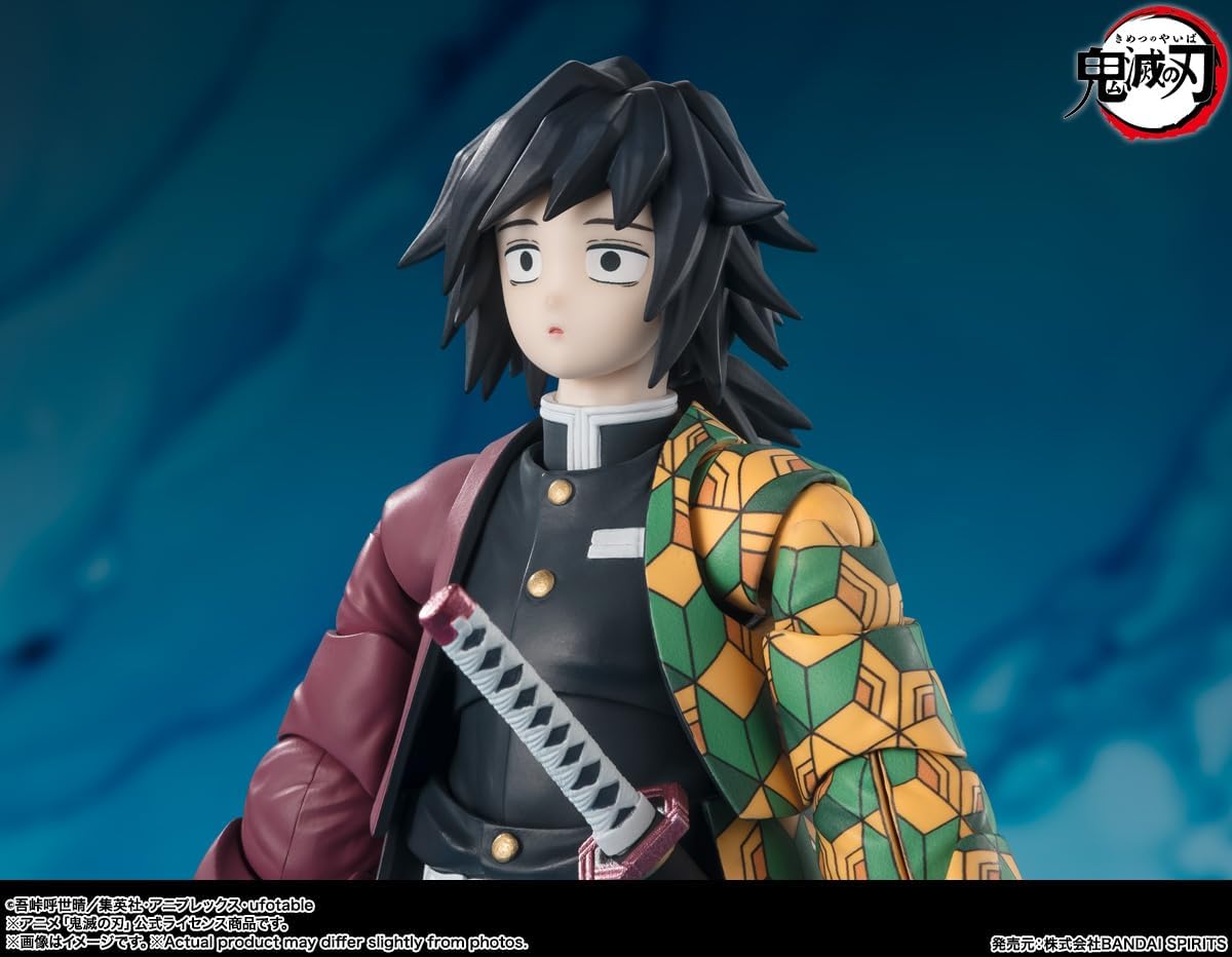 TAMASHII NATIONS - Demon Slayer: Kimetsu no Yaiba - Giyu Tomioka S.H.Figuarts Action Figure