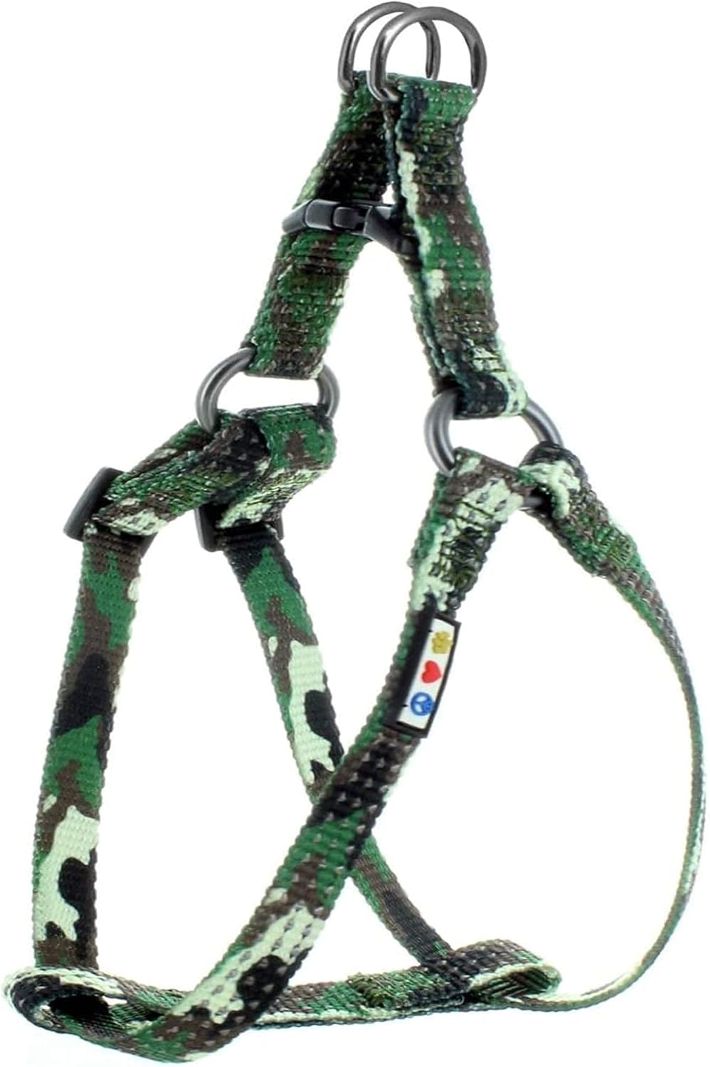 Pawtitas Value Bundle Set | Small Reflective Dog Harness + Small Reflective Dog Collar + Small Reflective Dog Leash – Green Camouflage Set