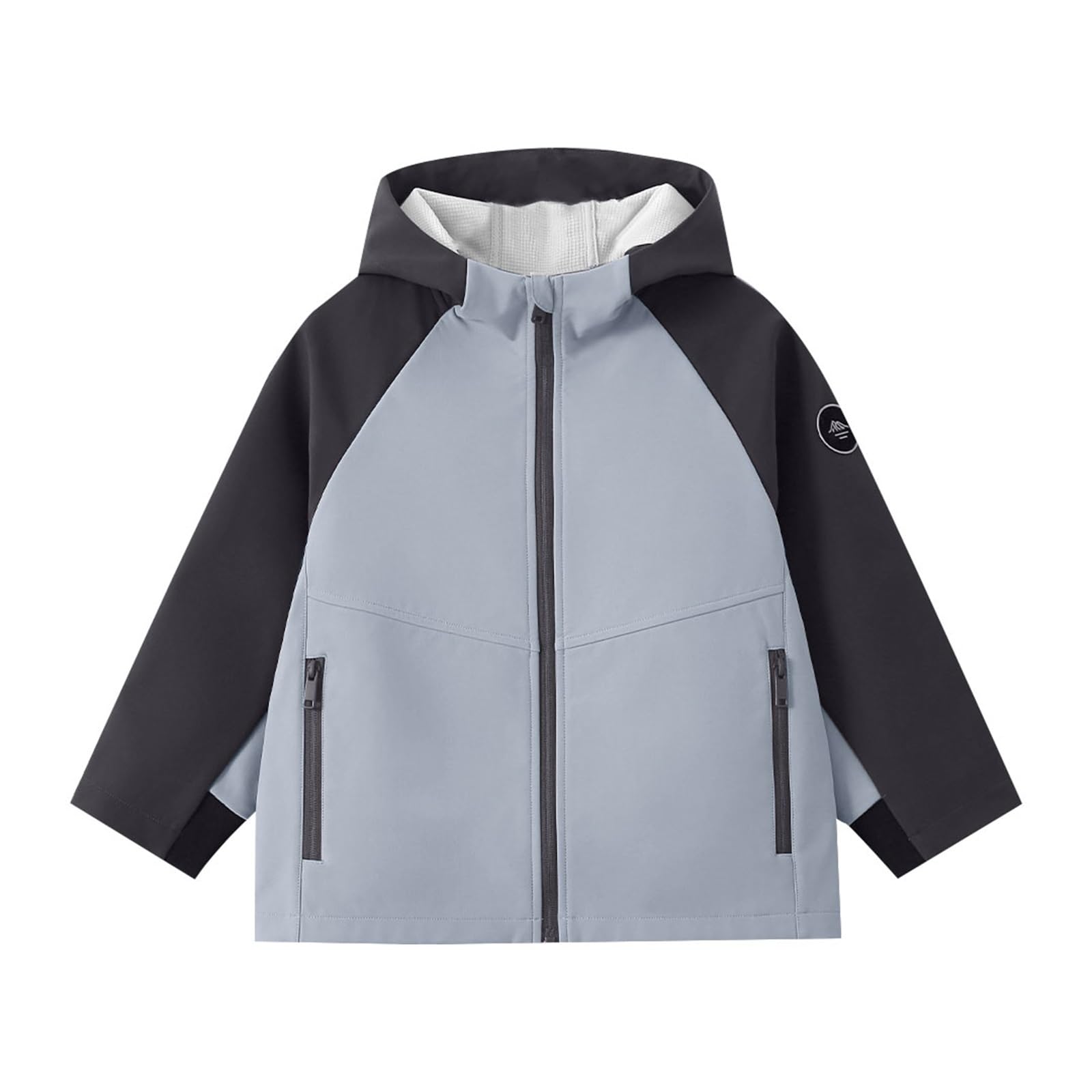 Veste de pluie enfant garçon imperméable coupe-vent manches longues automne - 7