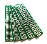 Penta Angel 10pcs Double-Side Prototype PCB Universal Printed Circuit Board Universal PCB Circuit Board (2x8cm)