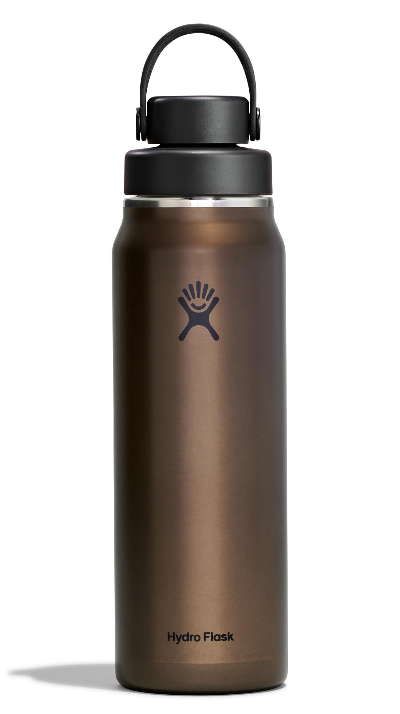 Hydro Flask Lightweight Wide Flex Chug Cap - Insulated Stainless Steel Water Bottle 32 Oz Obsidian