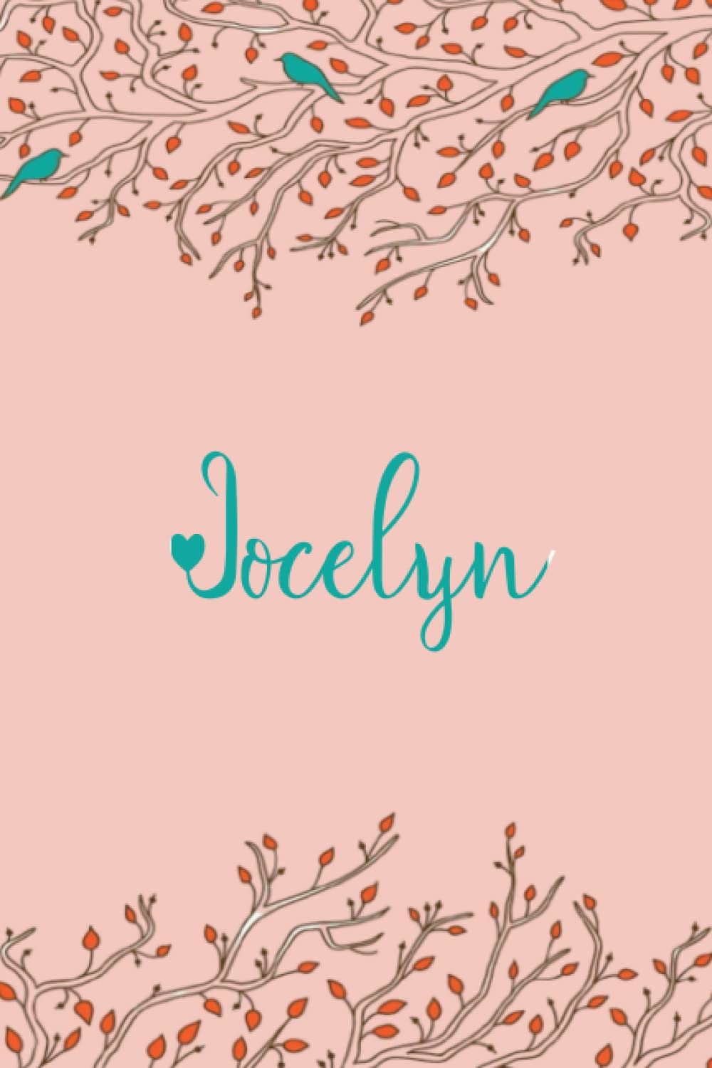 Jocelyn: Personalized Jocelyn Name Notebook, 120 lined ruled personalized pages (6/9 In) Home Stationary.Unique Gift For Girls & Women.