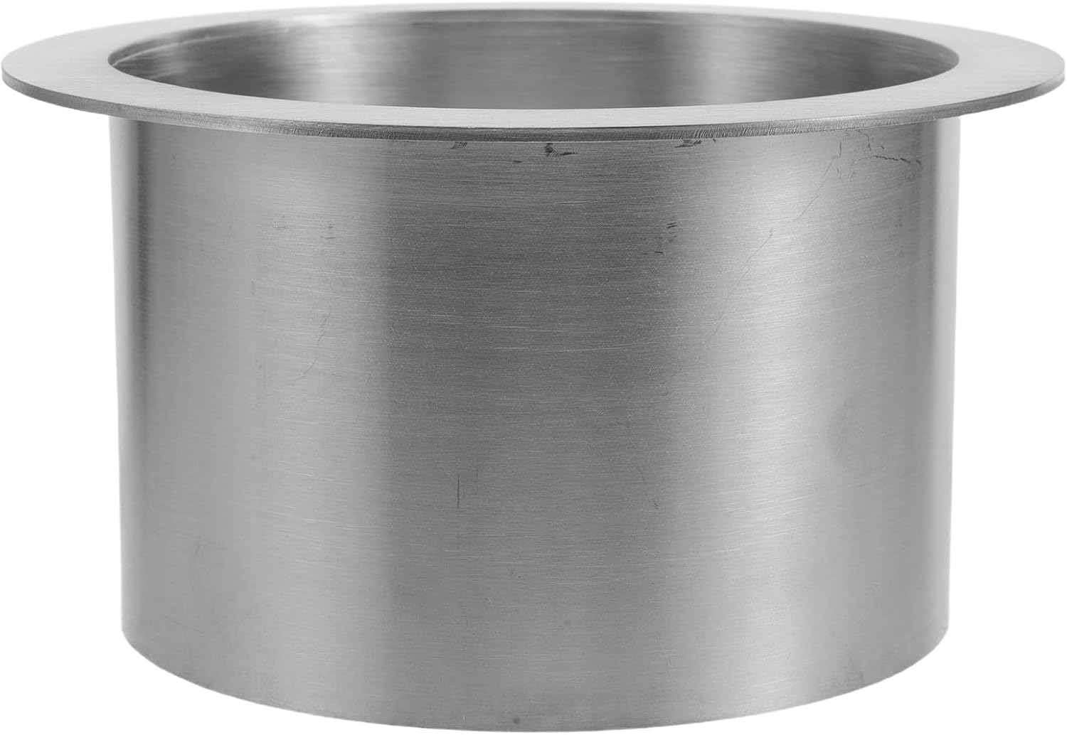 Stainless Steel Recessed Trash Can Lid with Universal Fit and Seamless Embedded Design for Kitchen Counter Embedded Trash Cover Minimizing Contact