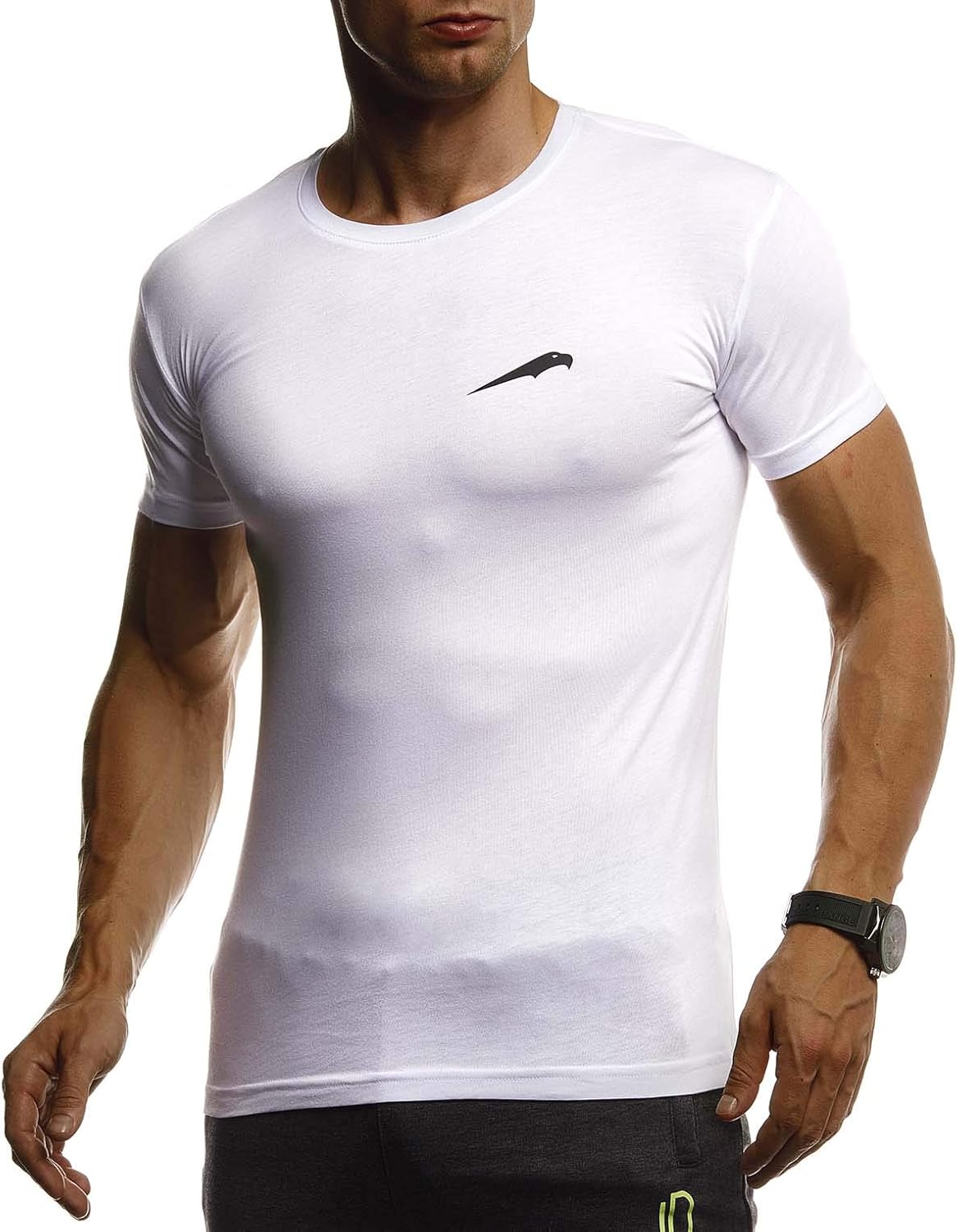 Leif Nelson - T-shirt Fitness Homme Coupe Ajustée : Sport