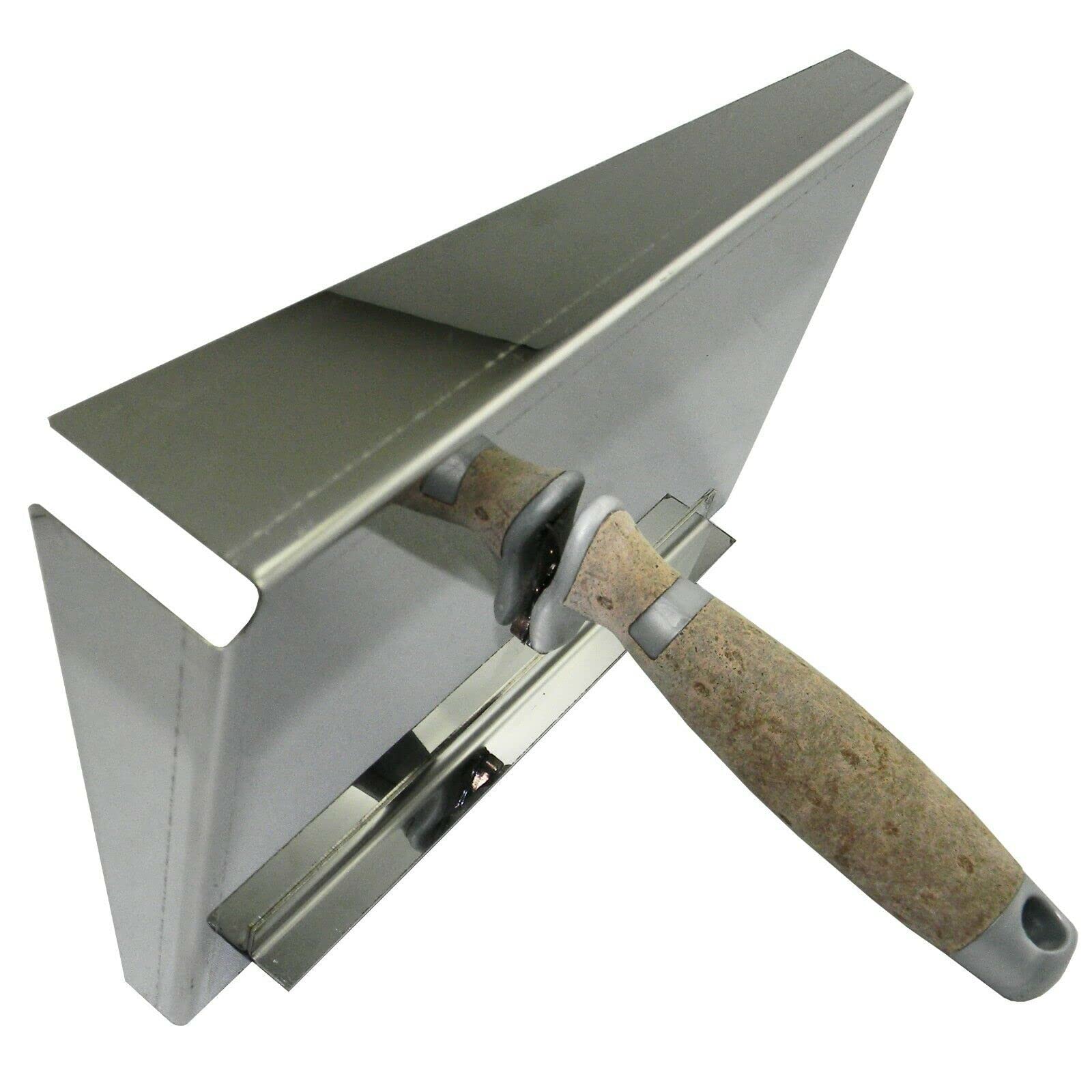 Fugblech Edelstahl, Profi Ledergriff Premium