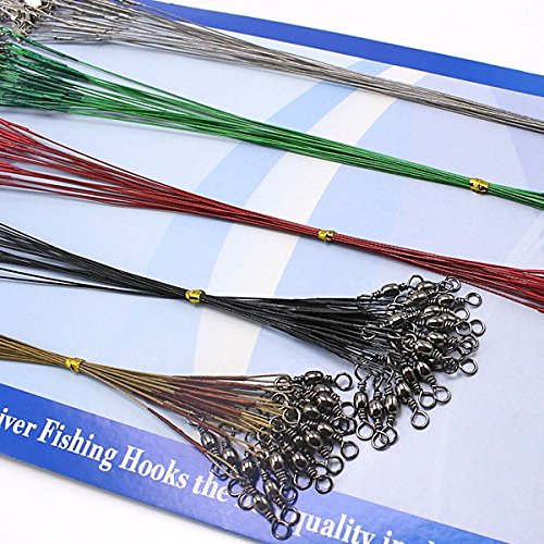 Amazon | ワイヤーリーダー 100pcs 16cm/18cm/22cm/24cm/28cm 5色