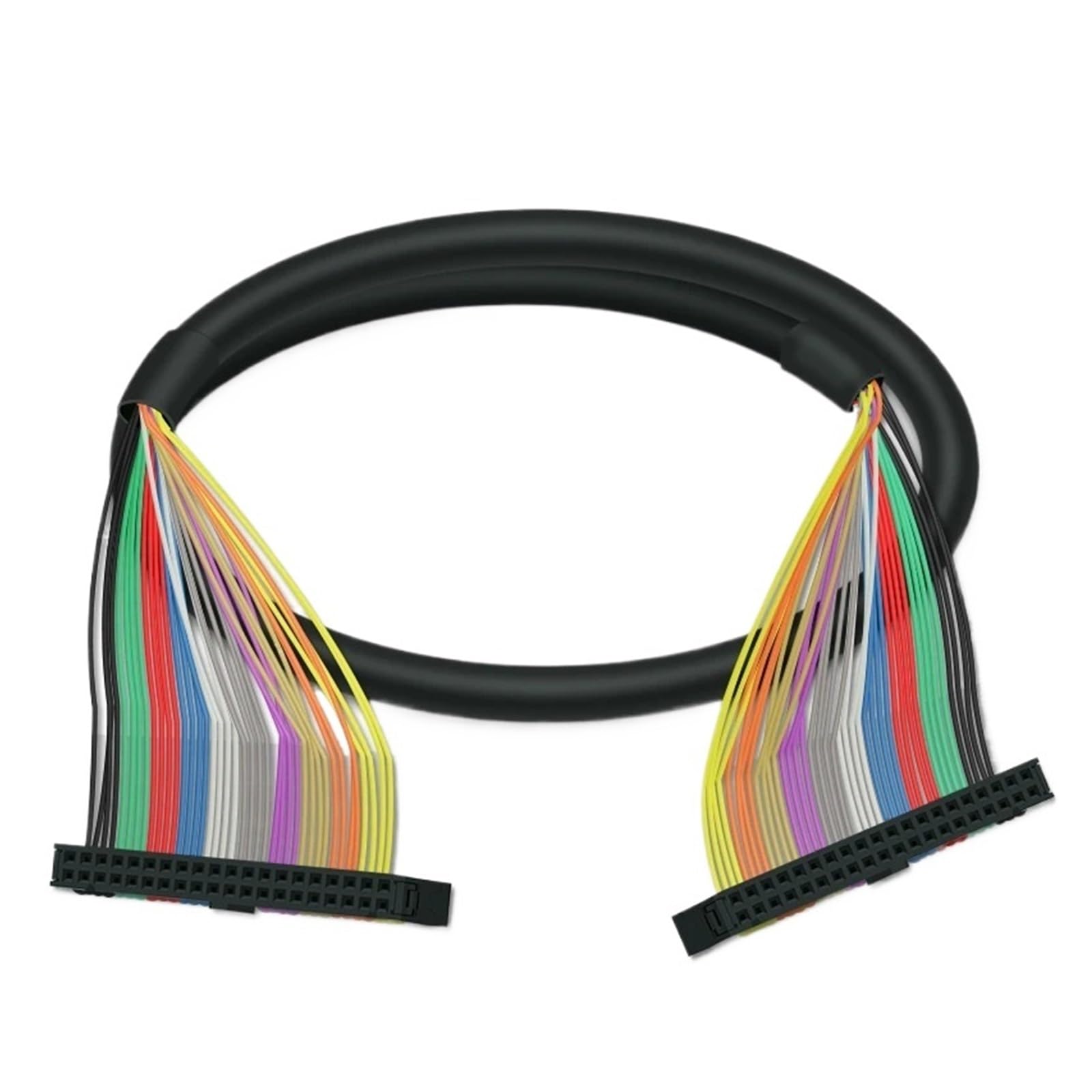 Câble de qualité industrielle for Module de bornier IDC40, fil FC40P IO, câble de Signal d'entrée et de sortie IDC40(HL-IDC40-TB-SP)