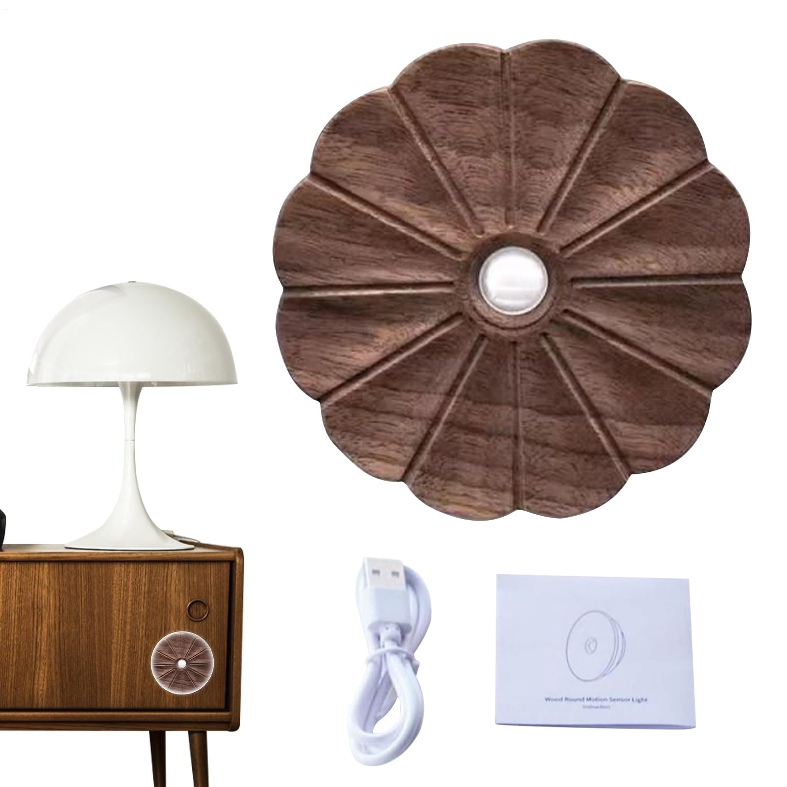 Mini lampada da parete a LED, luce notturna attivata dal movimento, per armadio, illuminazione a luce soffusa con energia, tecnologia a sensore efficiente, per camera da, corridoio, bagno