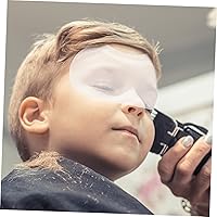 Vista 3 de BESTonZON 100 cubrebocas de peluquería para exteriores, visera facial, protector de ducha para salones de peluquería, protege los ojos