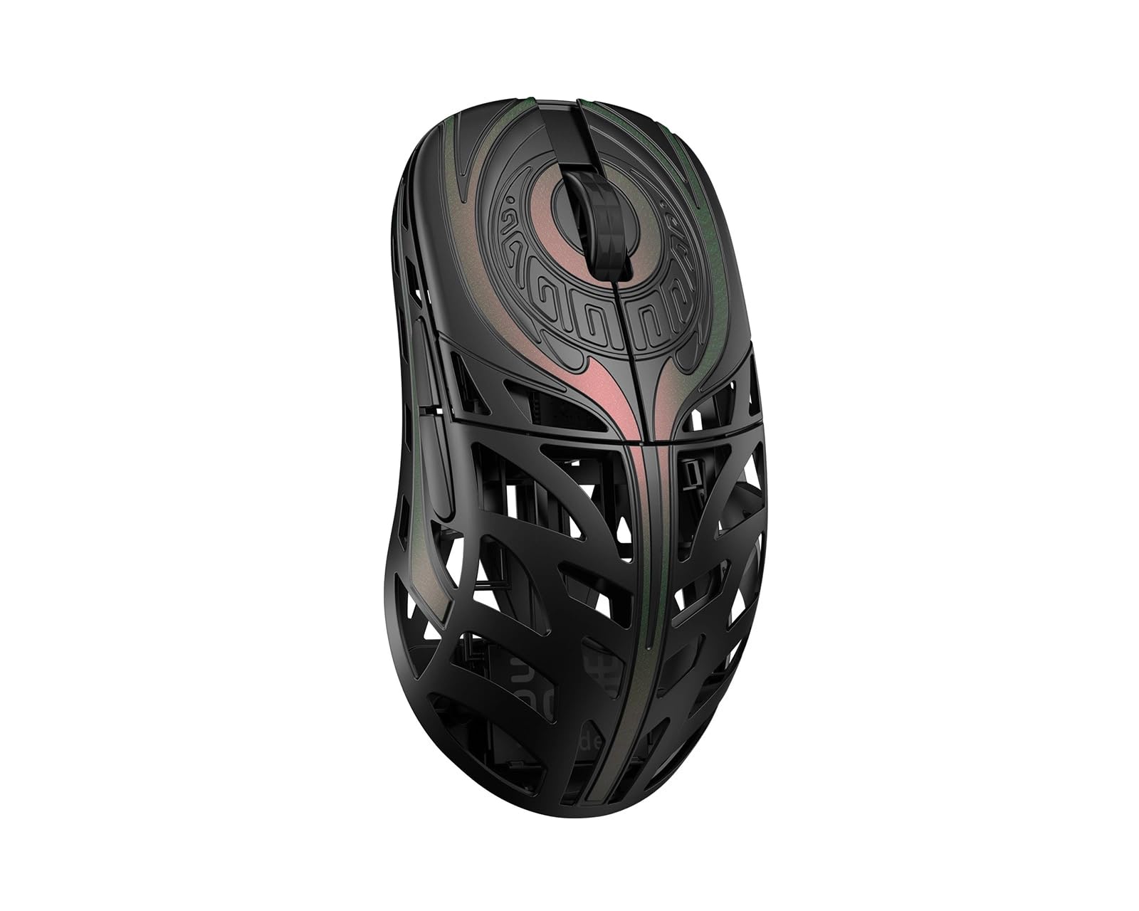 wlmouse Strider - Ratón inalámbrico para juegos ultraligero de magnesio, 45 g, 125 – 8000 Hz, conmutadores ópticos Omron, Dongle 8 k (Negro)