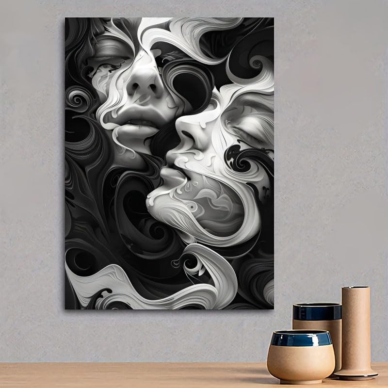 Cuadro abstracto moderno para decoración de salas de estar con lienzo de 45x60 cm