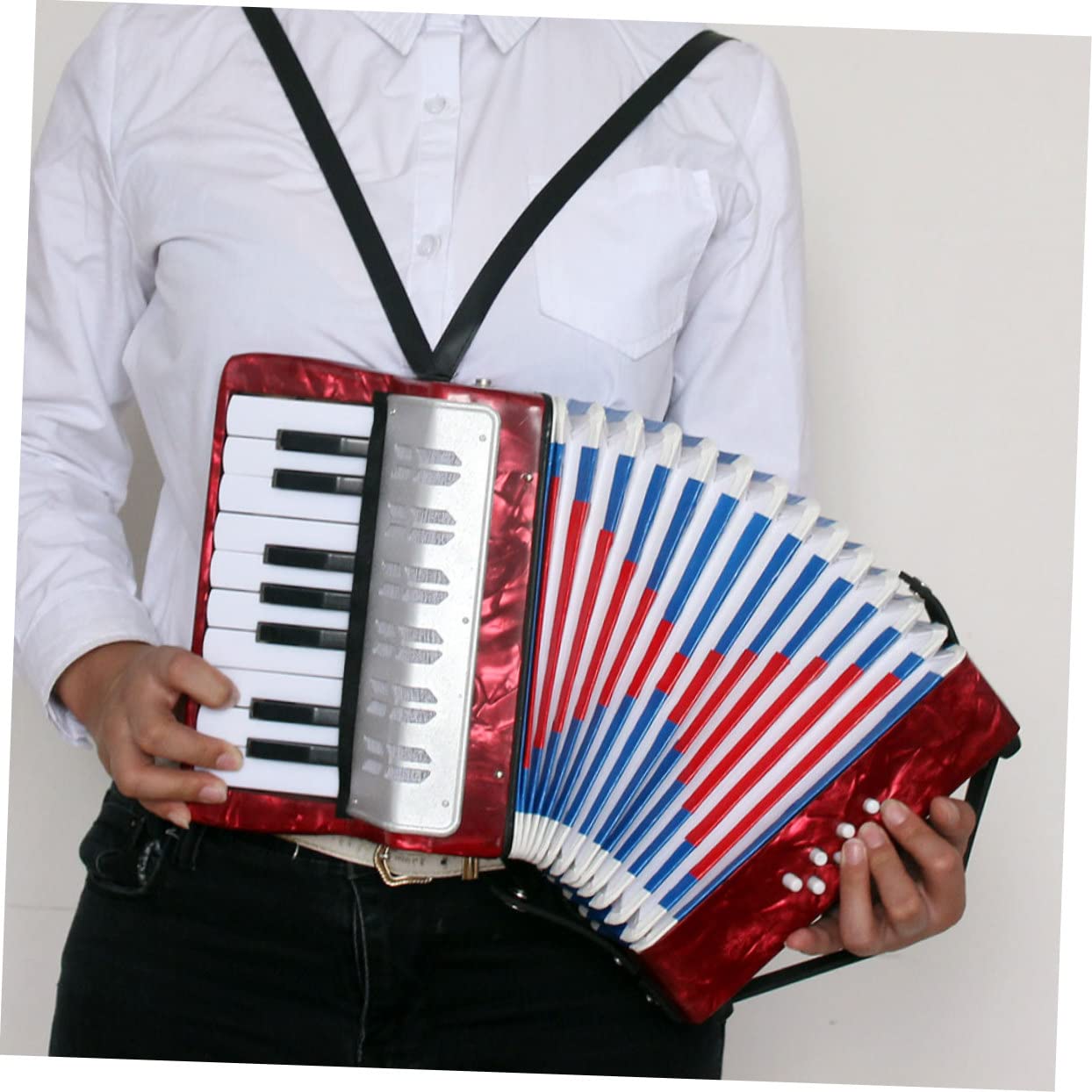 古いオモチャのアコーディオン Amazon | SUPVOX 1 アコーディオン コンサーティーナ キッズ