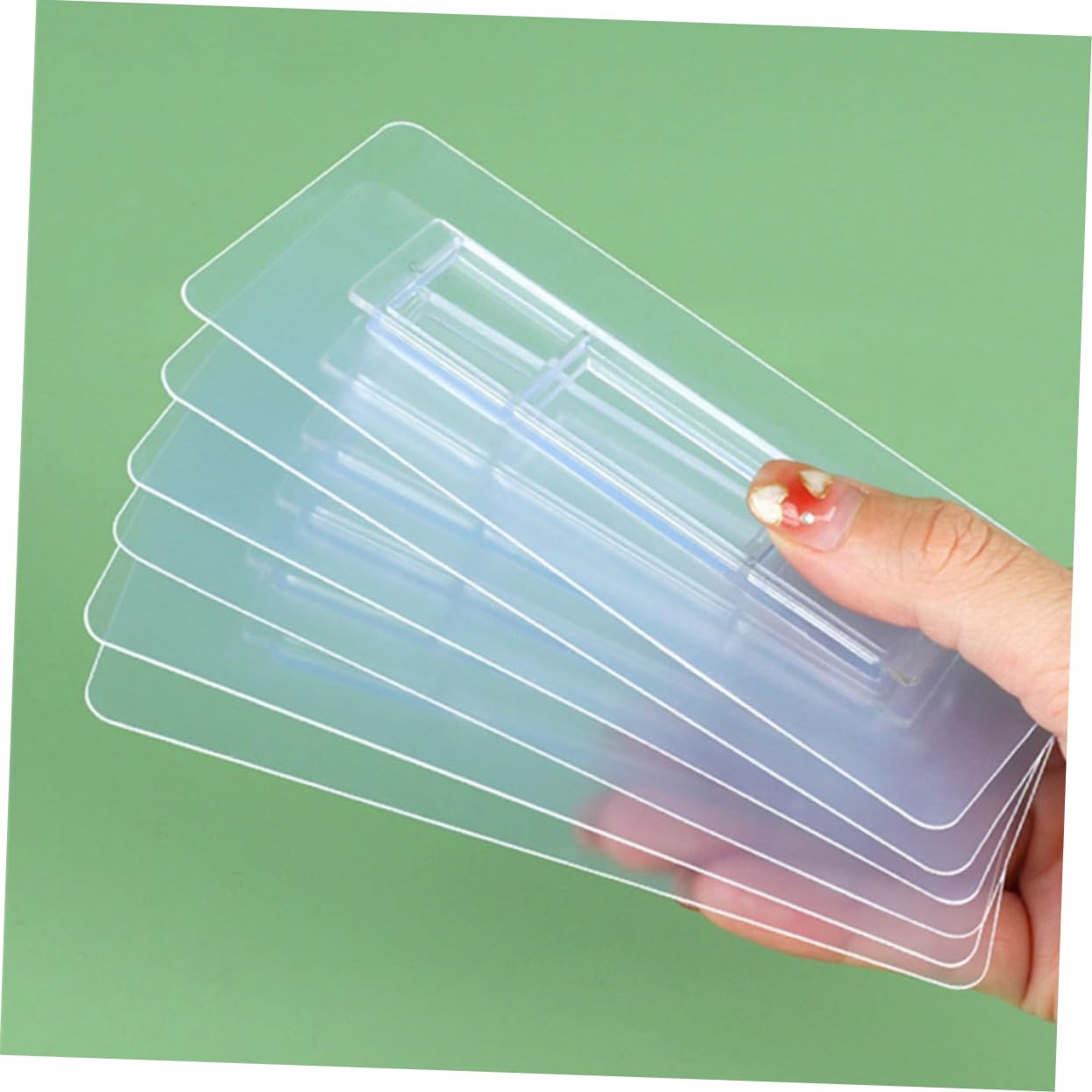 MAGICLULU 5 Sätze Nagelfreier Aufsteckflicken Aufhänger Wandhaken Gürtelhalter Für Kleiderschrank Stockhaken Band Wandmontage Pvc-haken Klebehaken Haken Für Die Wand Transparent 20 Stück * 5