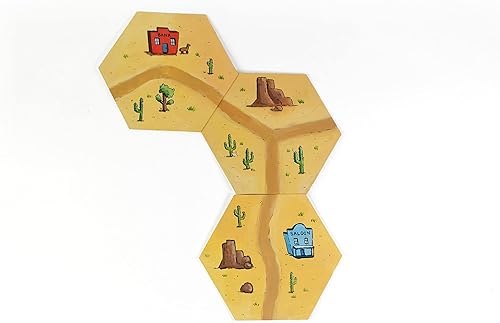 Miniatura 5 de Apostrophe Games Juego de cartas hexagonales en blanco