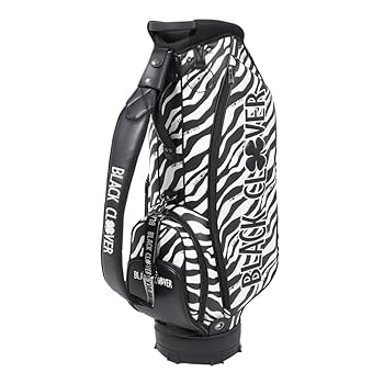 Black Clover ブラッククローバー キャディバッグ８型【ゼブラ】新品！ Black Clover 【オータムセール開催中】BA5RNC33 ブラック