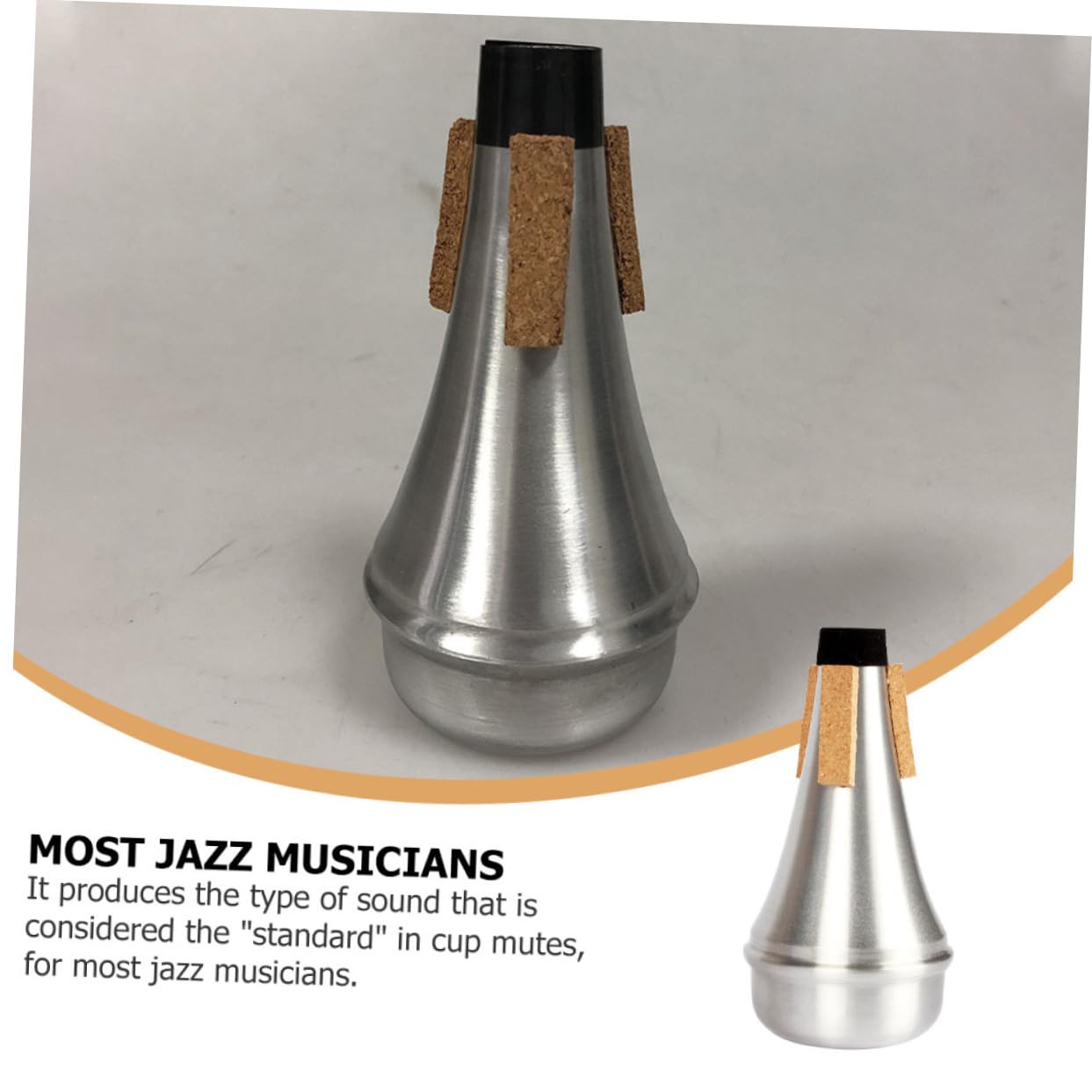 ifundom Trumpet Mute for Brass Instruments Aluminum Alloy Trumpet Accessories Musical Instrument Mute