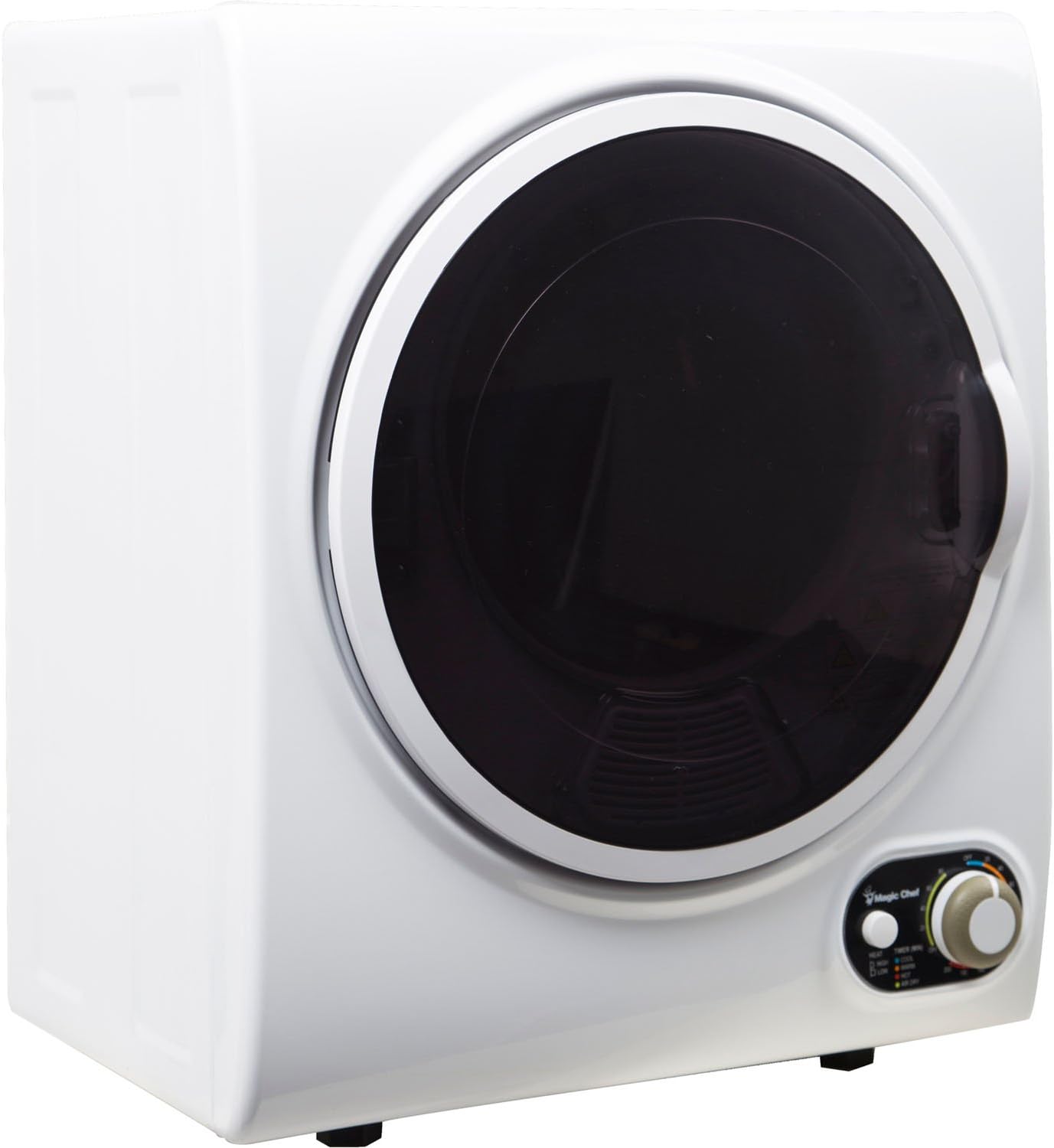 Magic Chef Compact Electric White MCSDRY15W 1.5 cu. ft. Laundry Dryer