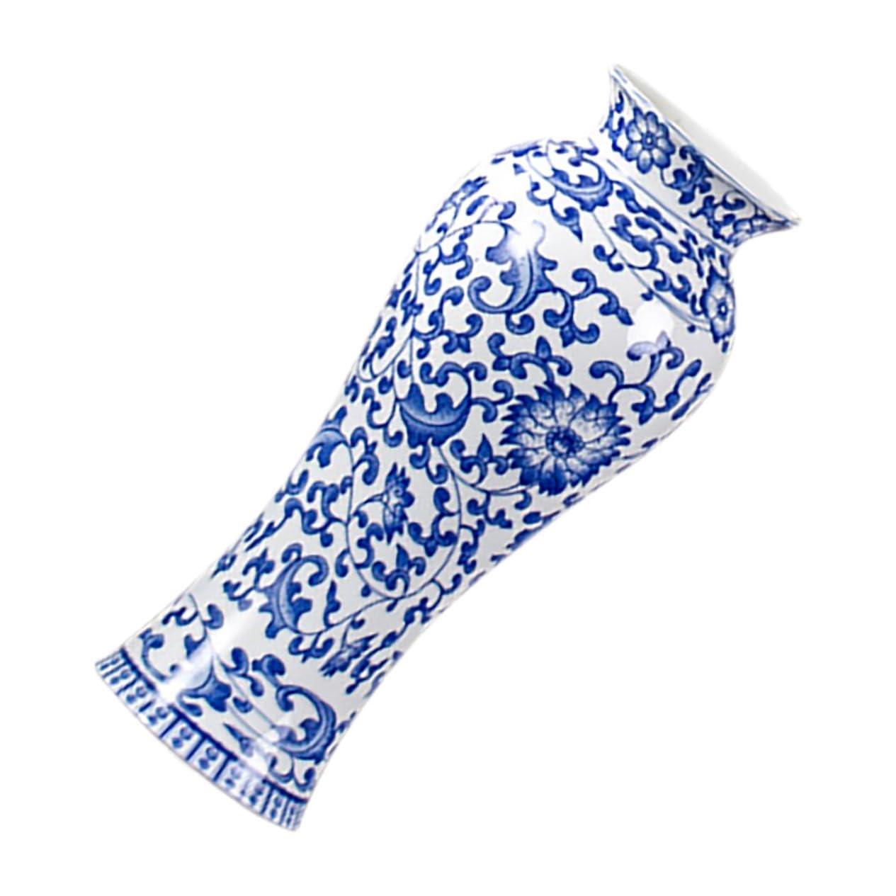 Vase en céramique chinoise pour centre de table de salon et fleurs séchées