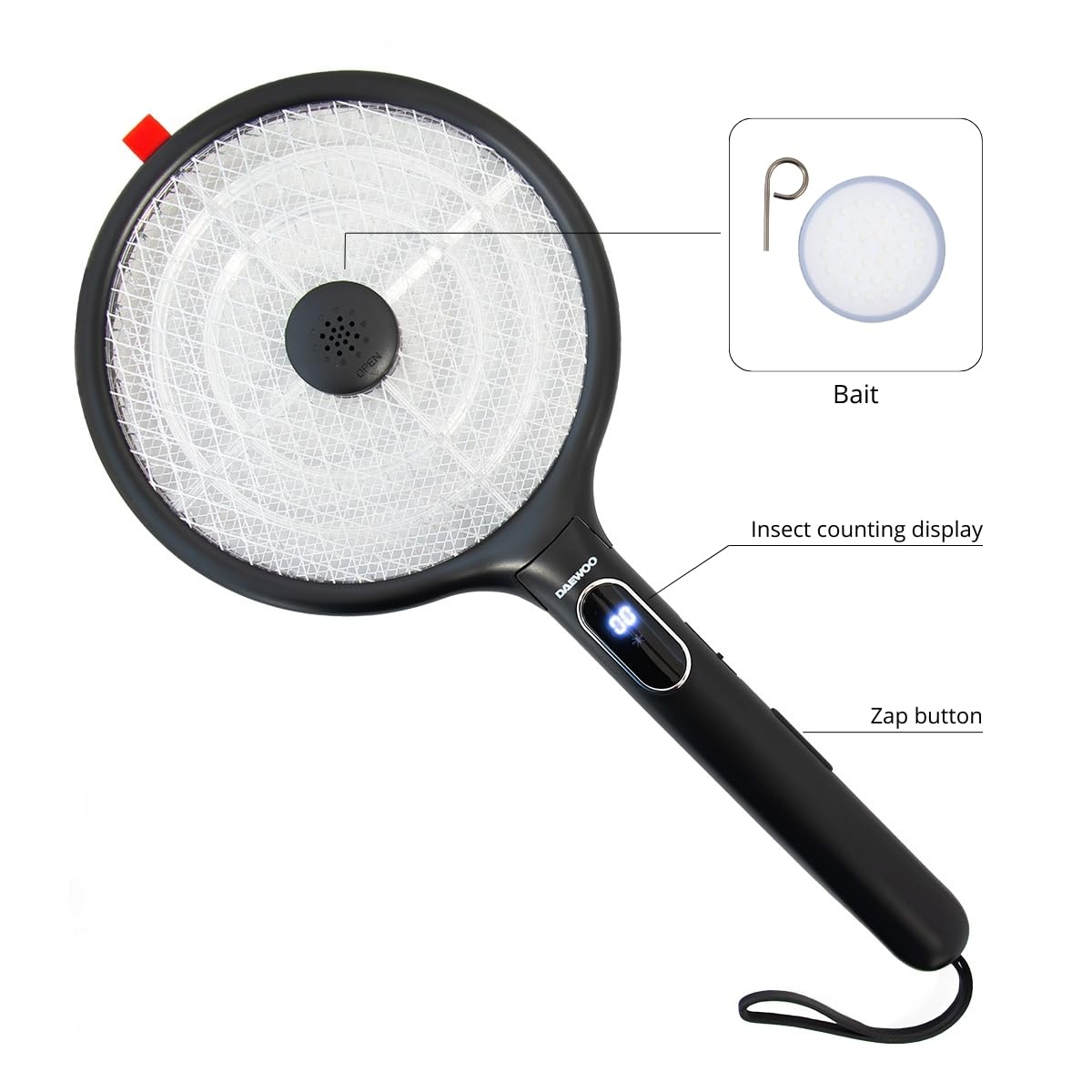 Hygiene System Kit Antizanzare: Insetticida Zapi Tator BIA Next 5 L + Racchetta Elettrica (Nero) – Contro Zanzare, Mosche e Insetti Volanti per Giardini e Terrazze
