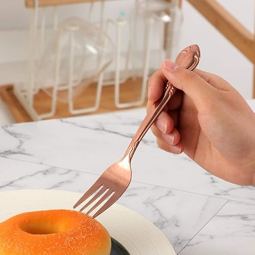 Miniatura 388 de Juego de 12 cucharas de café, mini cucharas de café, cucharas de espresso de acero inoxidable, cucharas pequeñas para postre, té, aperitivo, 4.6