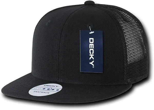 DECKY Mens Flat Baseball-caps, Black