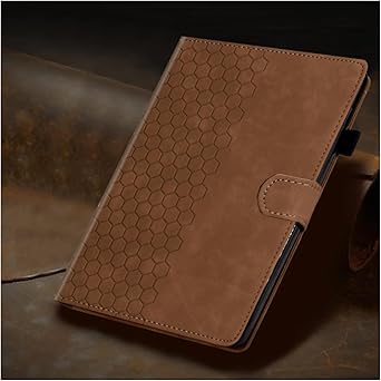 DTangLsm for Amazon Fire Max 11 Case 13th Generation 2023 Release Kindle Fire 11 Case, Slim PU Leather Folding Stand Cover for Fire Max 11 13th Generation Case with Pencil Holder, Honeycomb Brown
