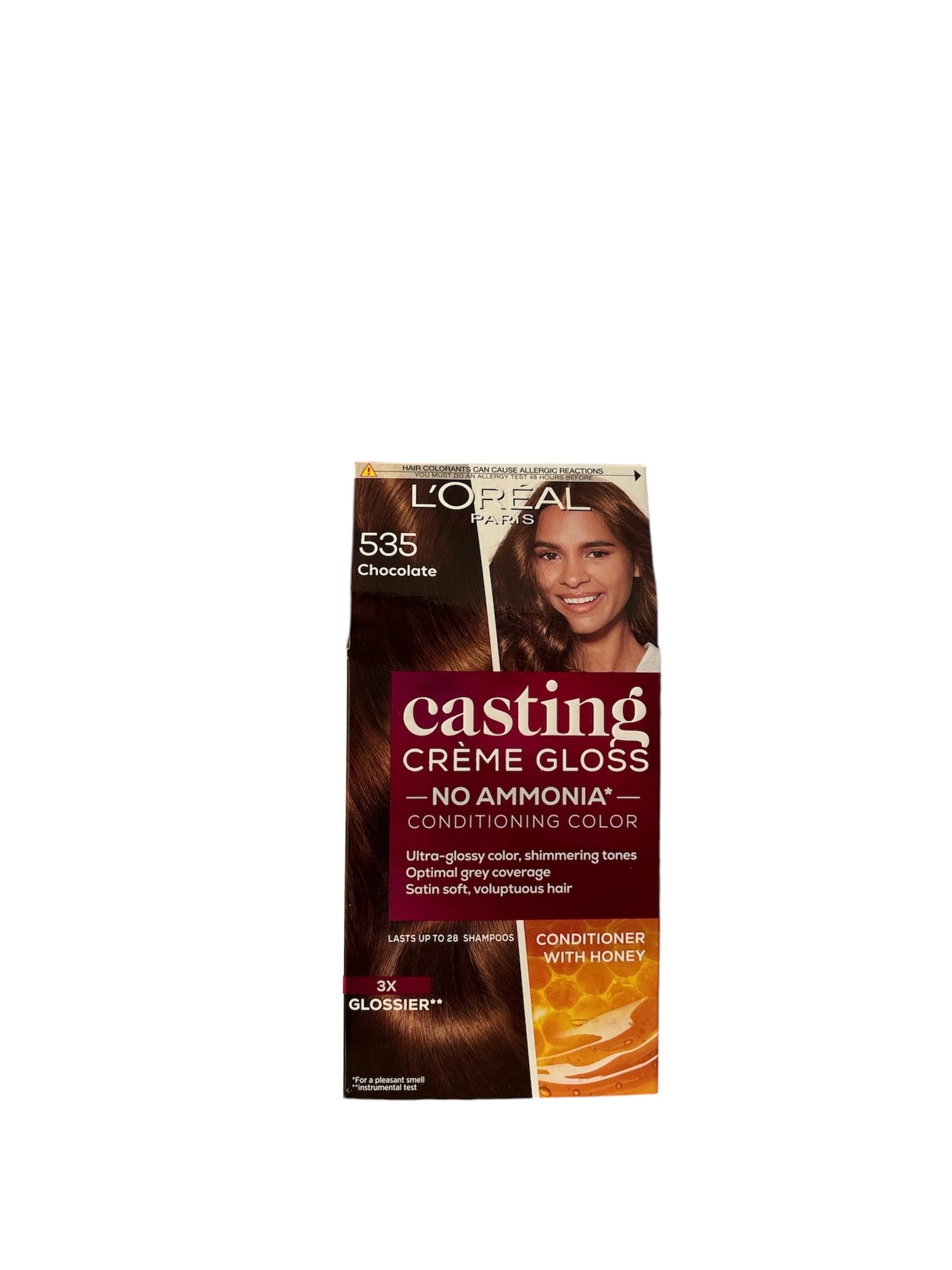 L'Oréal Paris Lot de trois colorations Casting Creme Gloss Couleur 535 Chocolat