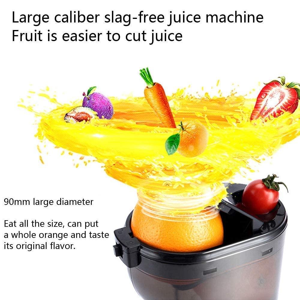 ERoomQ Multifunctional Electric juicer Juicer Machines,Slow Juicer Juicer Wide Mouth Juicers Cold Pressed Fruits Vegetables Quiet High Yield Anti-Oxidation Higher Nutrients and